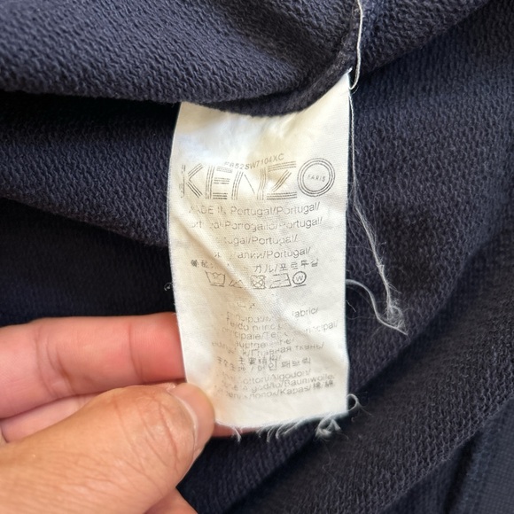 Kenzo Paris Eye Sweatshirt Navy Blue Women’s Medium - Picture 4 of 4